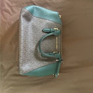 Michael Kors Green and Brown Women's Bag